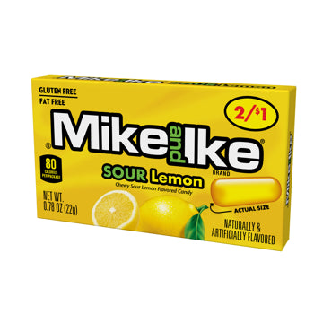 Mike & Ike Sour Lemon - 24/box