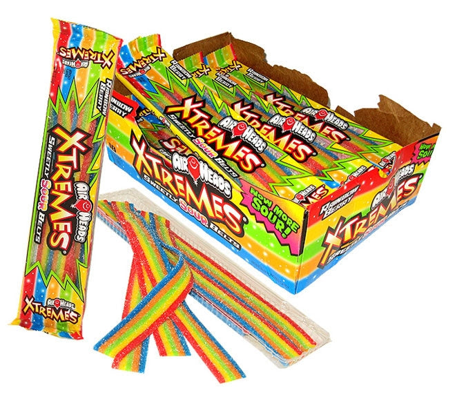 Airheads Xtremes Sour Belts  - 18/box