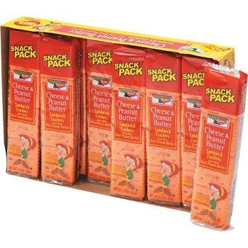 Keebler Cheese & Peanut Butter Crackers - 12/box